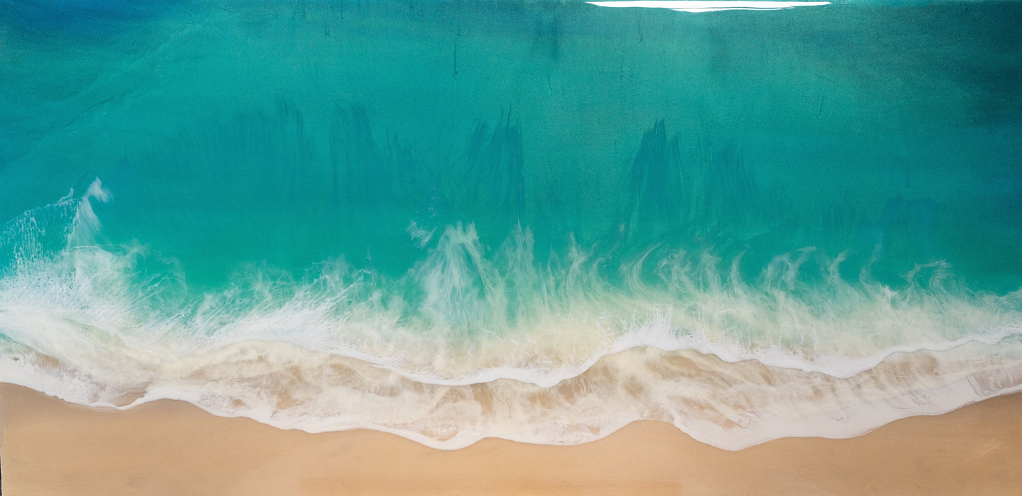 Where the Sea Meets Silence  24" x 48"
