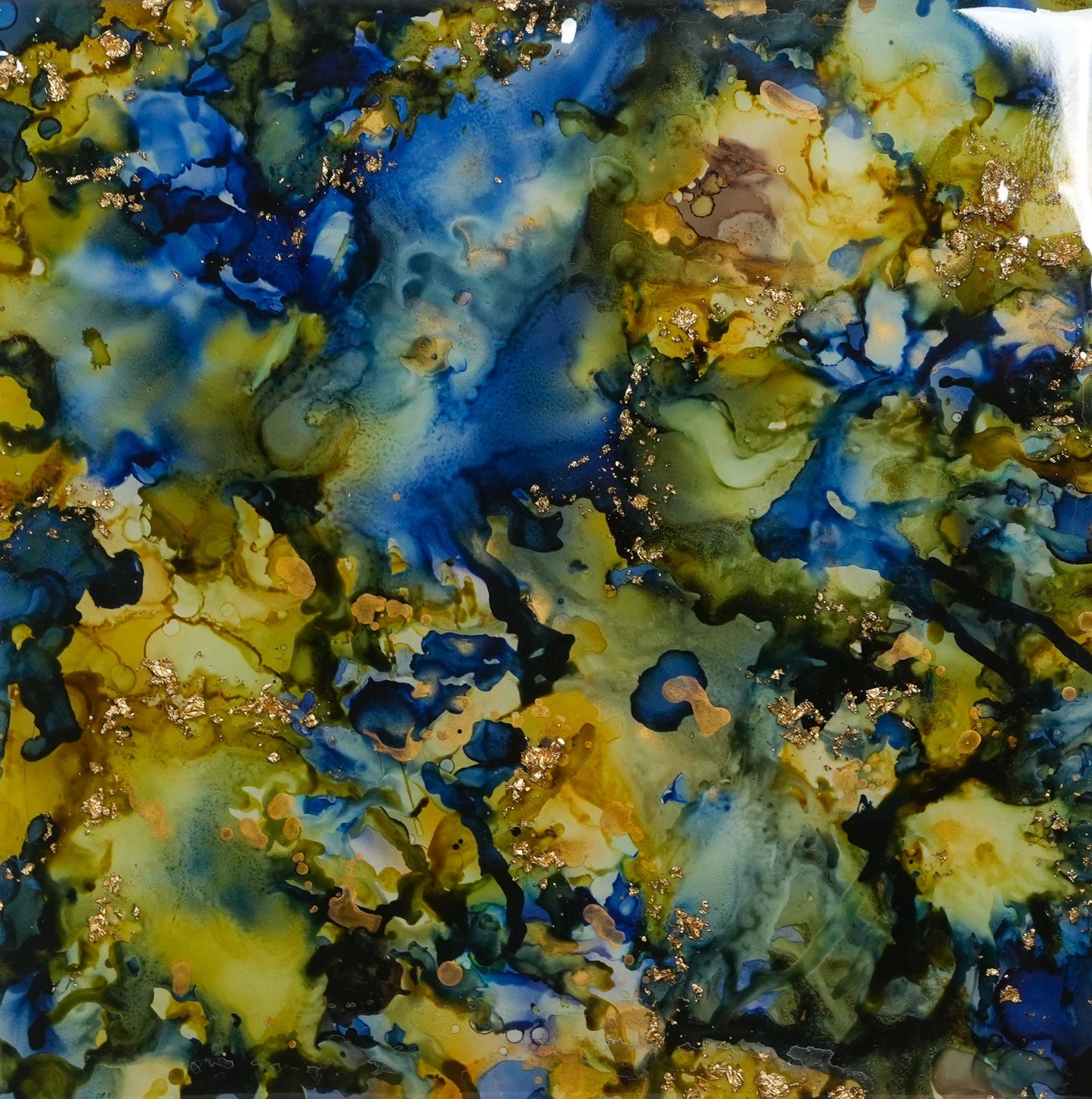 Tidal Mosaic 10"x 10"