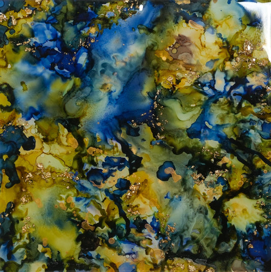 Tidal Mosaic 10"x 10"