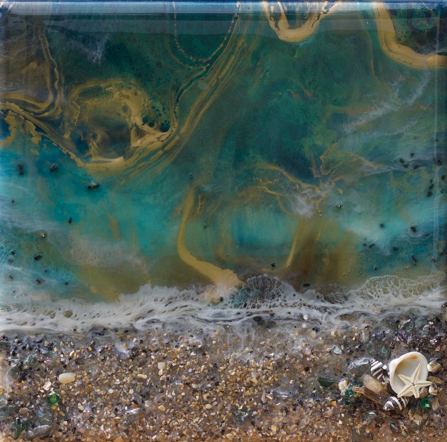 Sea Glass and Gold