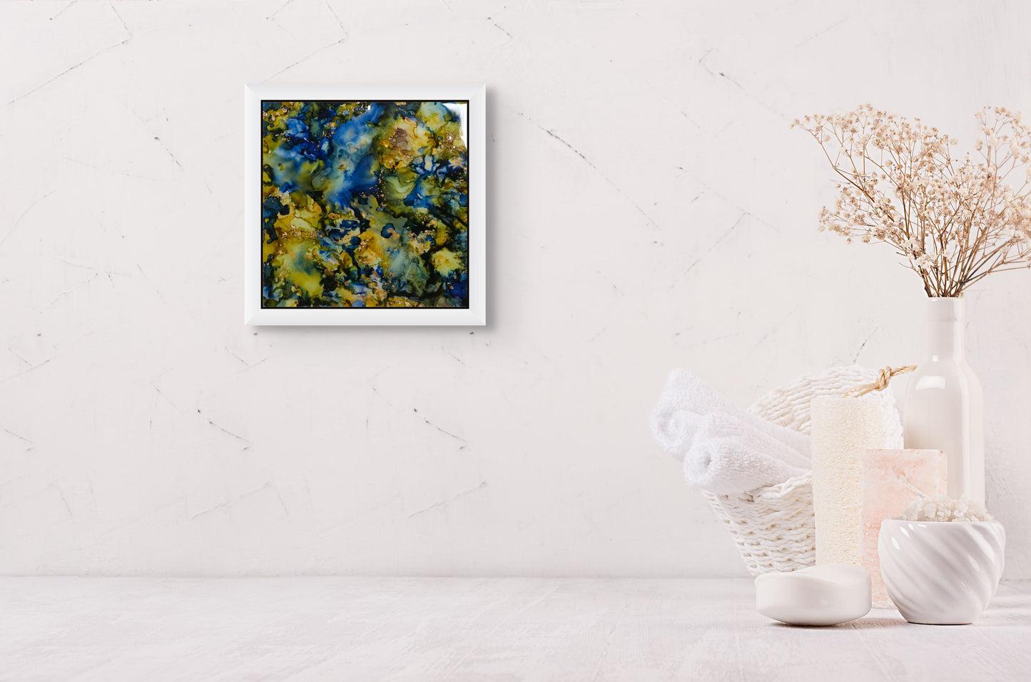 Tidal Mosaic 10"x 10"