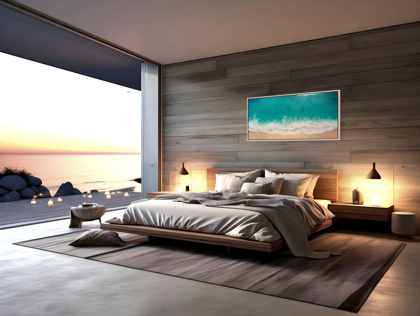 Where the Sea Meets Silence  24" x 48"